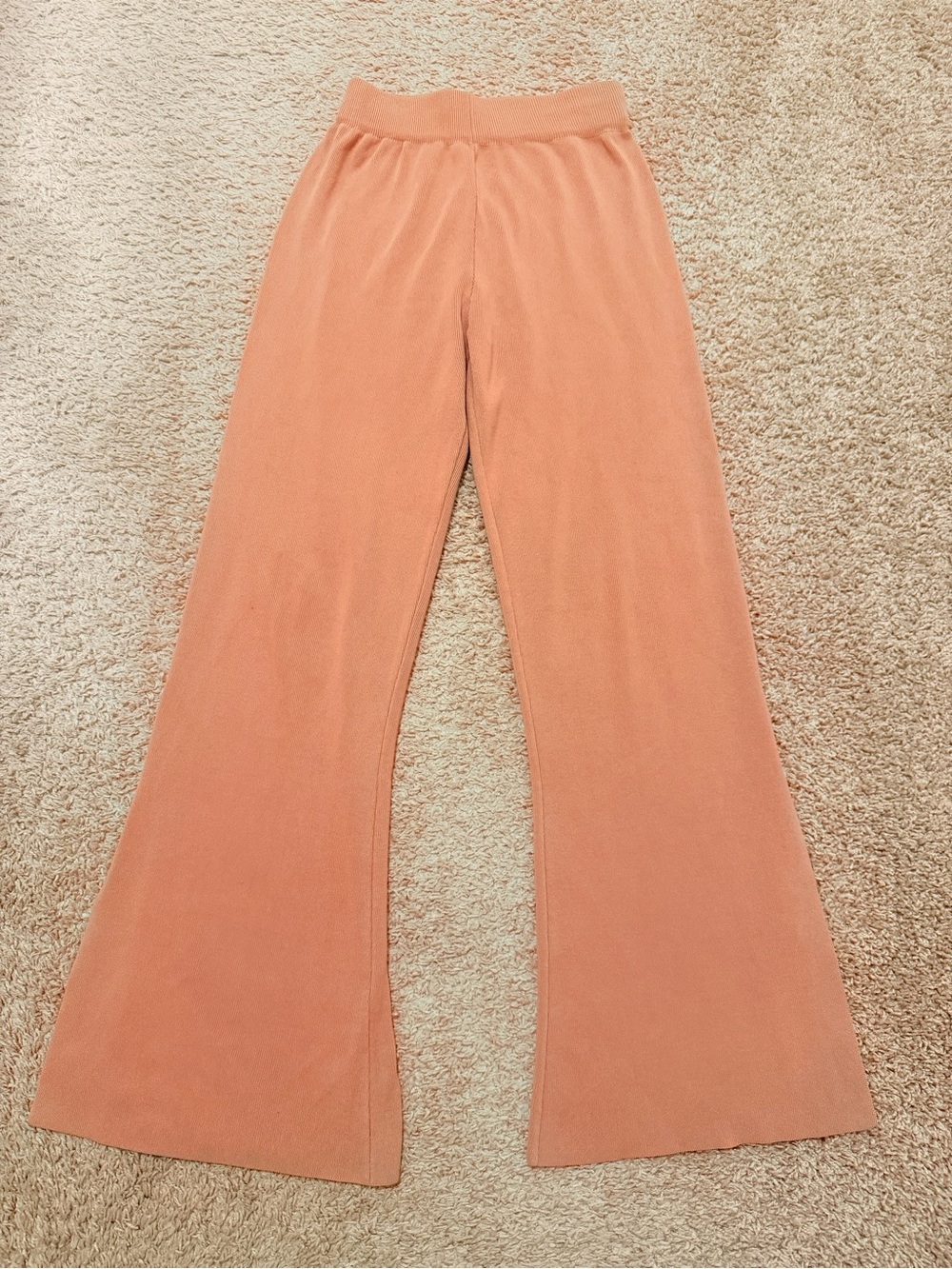 Women pants Wide-Leg - Peach Nude